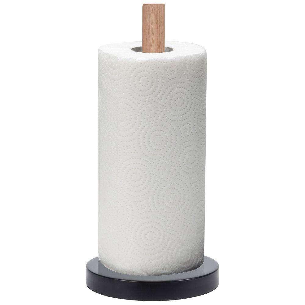 Tantitoni Bambu-Metal Standlı Kağıt Havlu Tutacağı 15.5x4x29.5 cm
