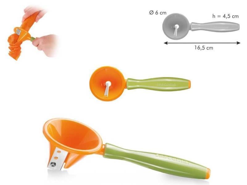 Tescoma Presto Carving Turuncu Spiral Kesici