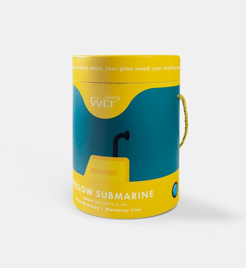 WD Lifestyle Monterey Line Borosilikat Cam Sürahi. Kapasite 1,2 L. Denizaltı Dekorlu