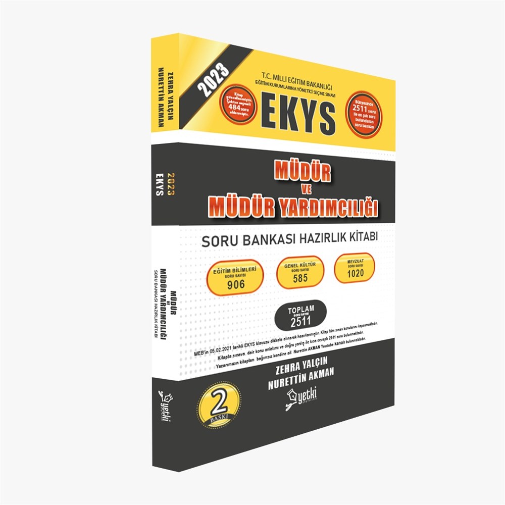 EKYS MÜDÜR VE MÜDÜR YARDIMCILIĞI SORU BANKASI  2023