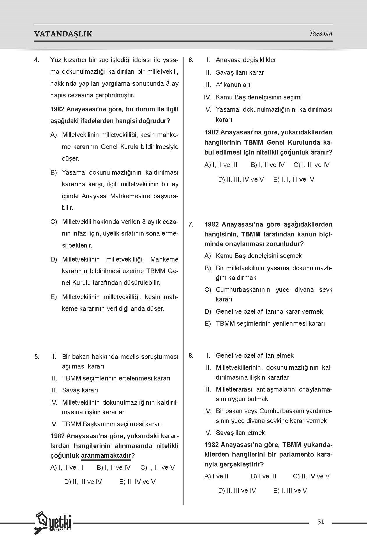 KPSS PREMİUM VATANDAŞLIK ÇÖZÜMLÜ SORU BANKASI  2026