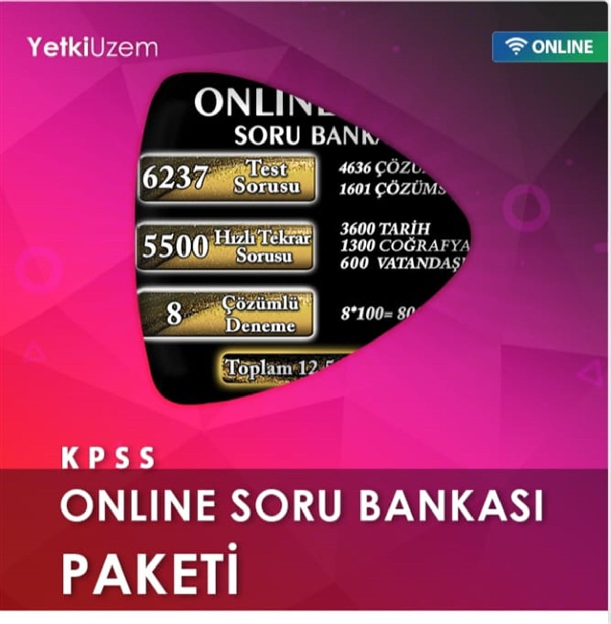 ONLINE KPSS SORU BANKASI