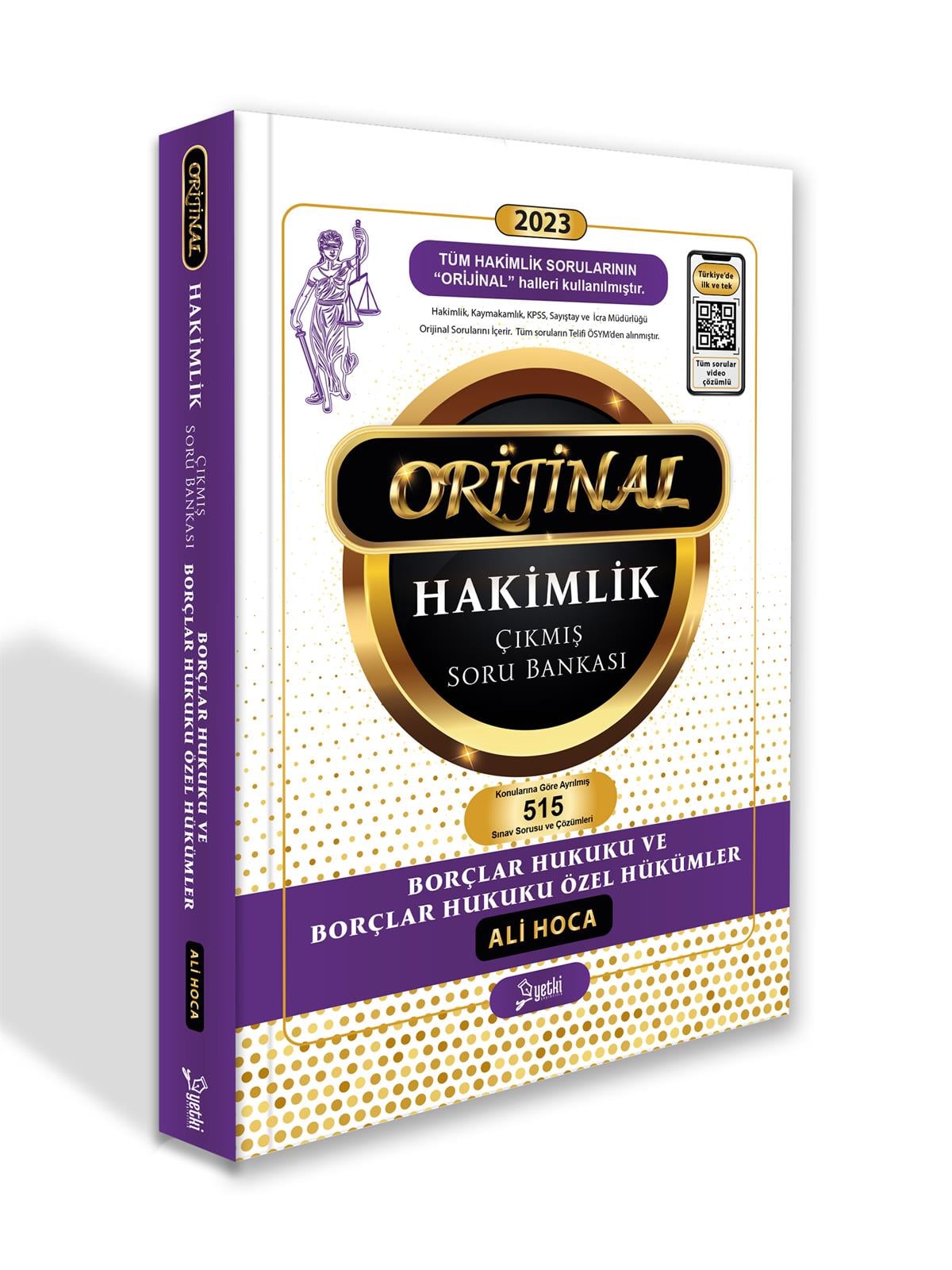 ORİJİNAL BORÇLAR HUKUKU HAKİMLİK ÇIKMIŞ SORU BANKASI YETKİ YAYINCILIK 2023