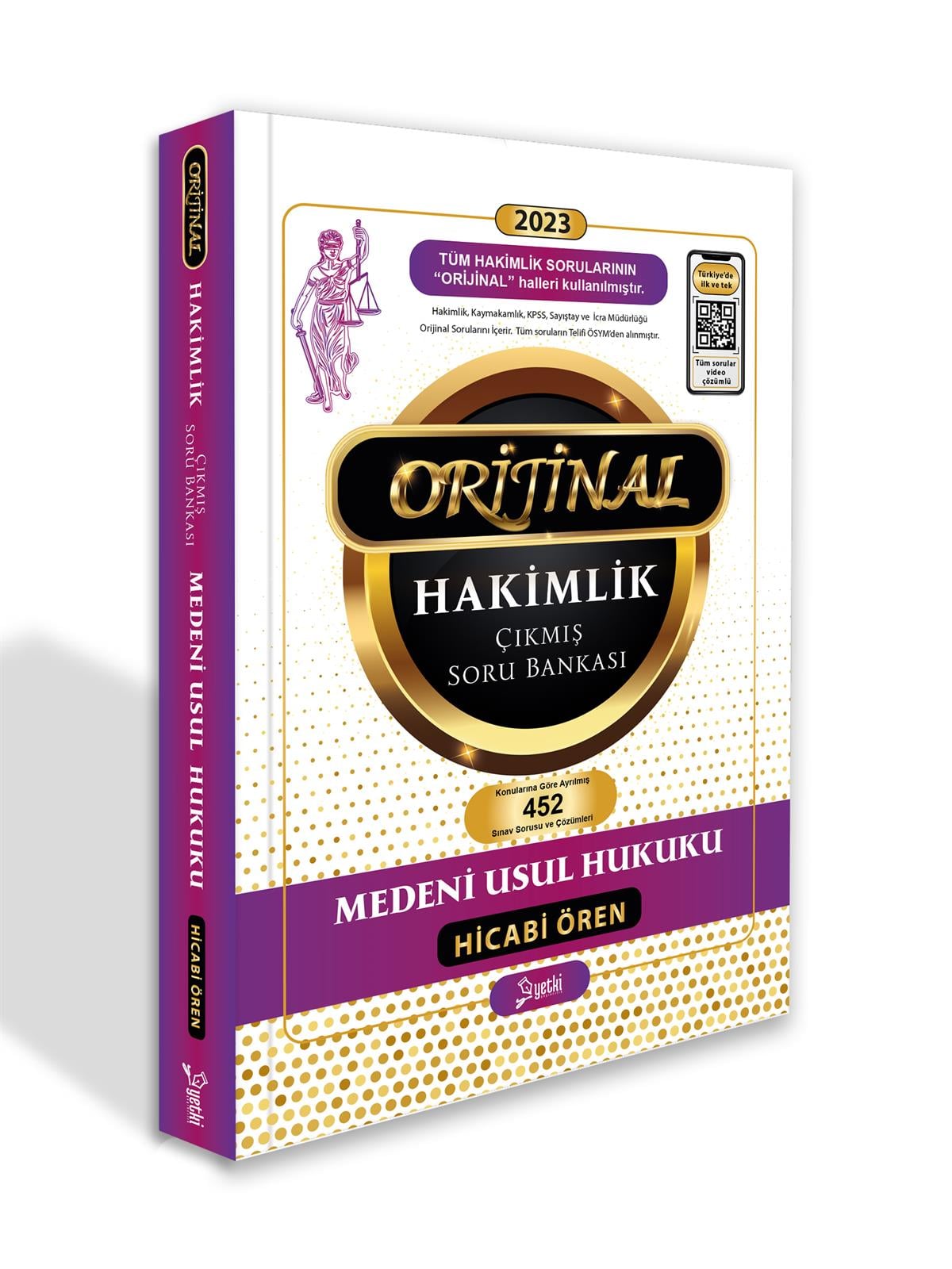 ORİJİNAL MEDENİ USUL HUKUKU HAKİMLİK ÇIKMIŞ SORU BANKASI YETKİ YAYINCILIK 2023