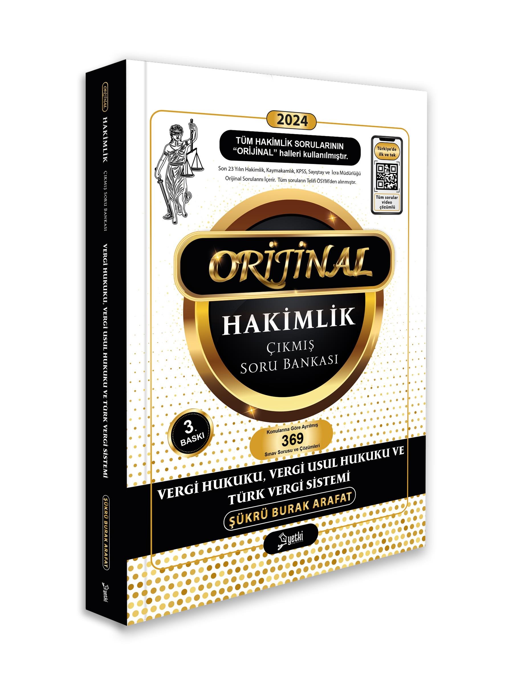 Orijinal Vergi Hukuku, Vergi Usul Hukuku ve Türk Vergi Sistemi hakimlik çıkmış soru bankası 2024