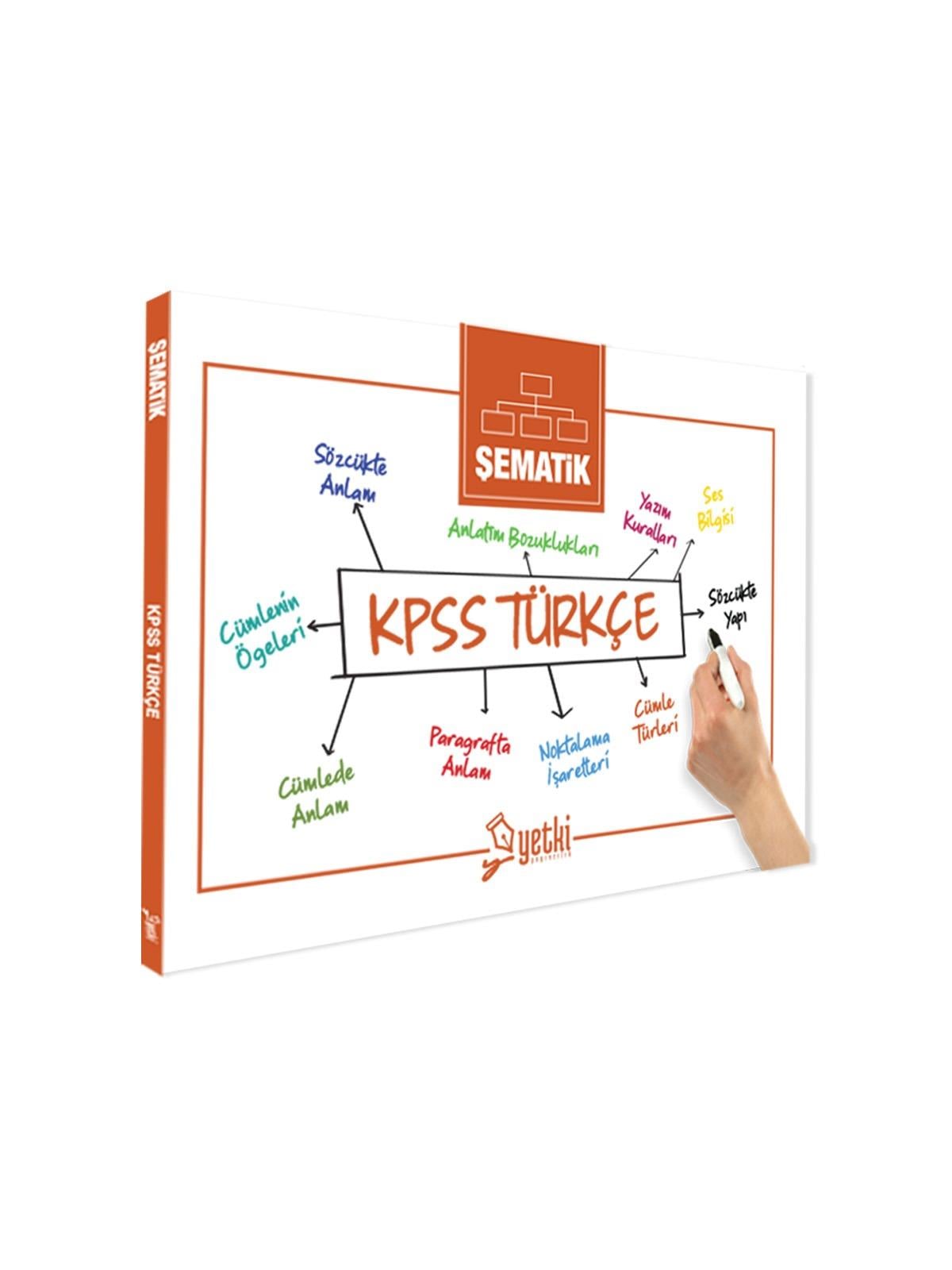 ŞEMATİK KPSS TÜRKÇE YETKİ YAYINLARI 2024
