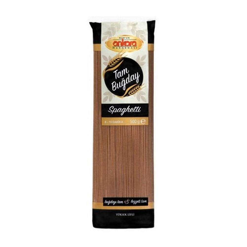 ANKARA MAKARNA TAM BUGDAY SPAGETTI 500 GR