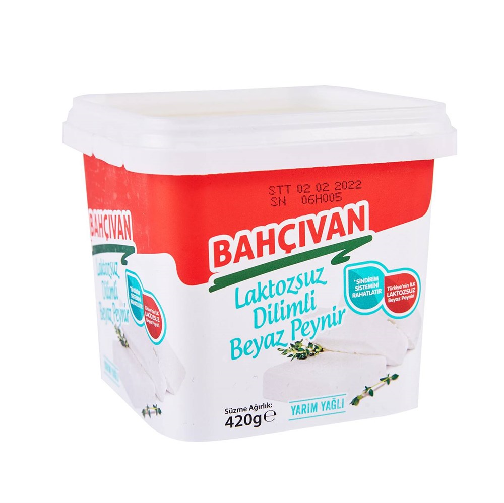 Bahçıvan Dilimli Beyaz Peynir Light 420 Gr