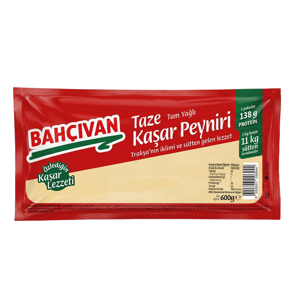 BAHCIVAN TAM YAGLI KASAR 600 GR