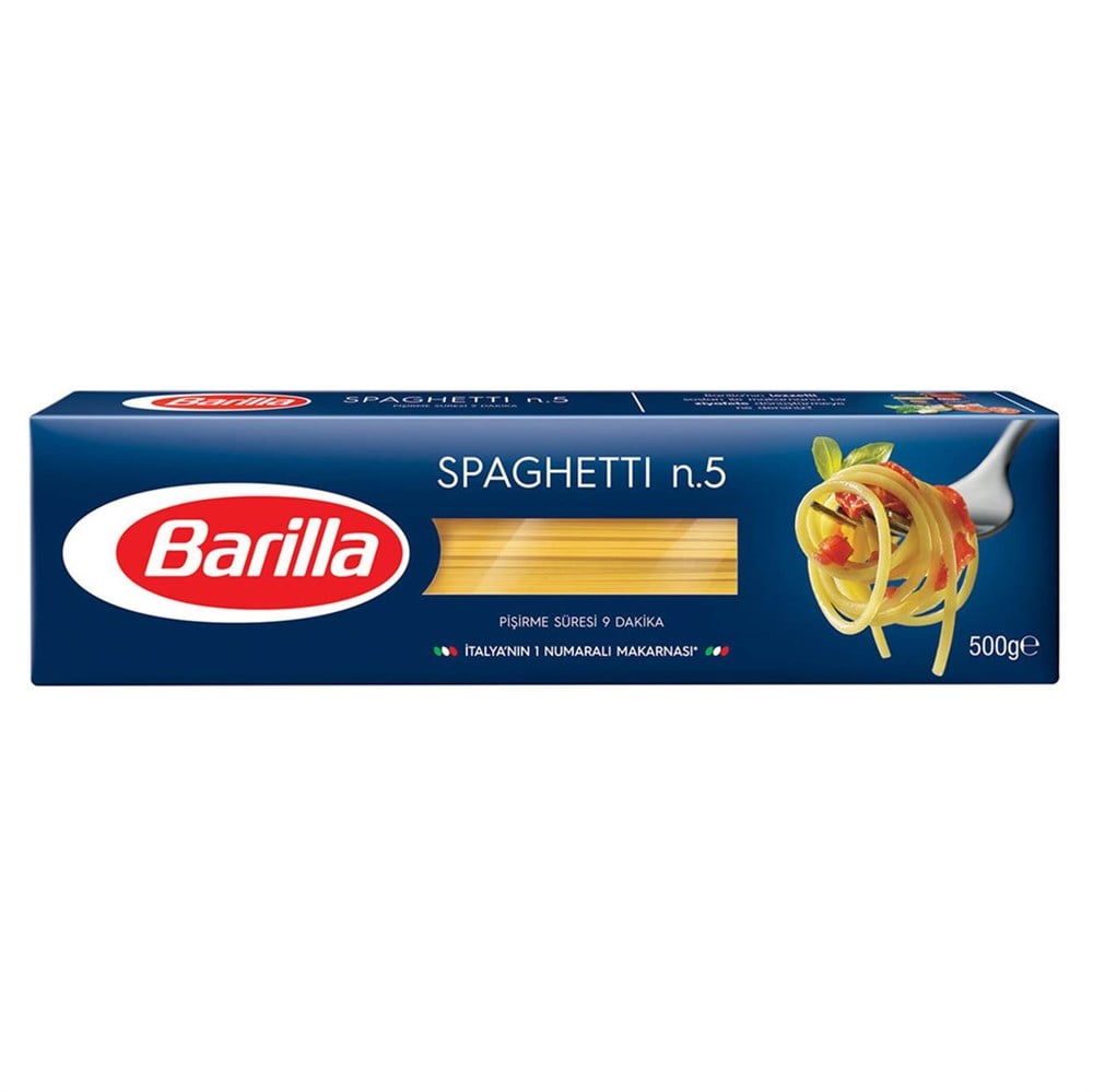 Barilla Makarna Spagetti 500 Gr