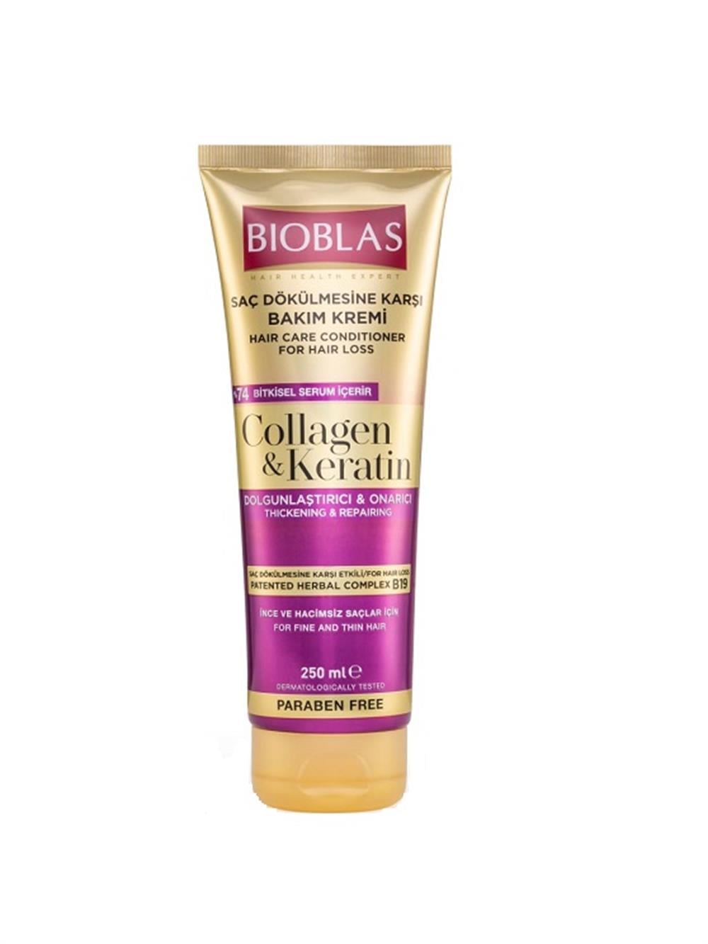 BIOBLAS SAC BAKIM KREMI KOLAJEN&KERATIN 250 ML
