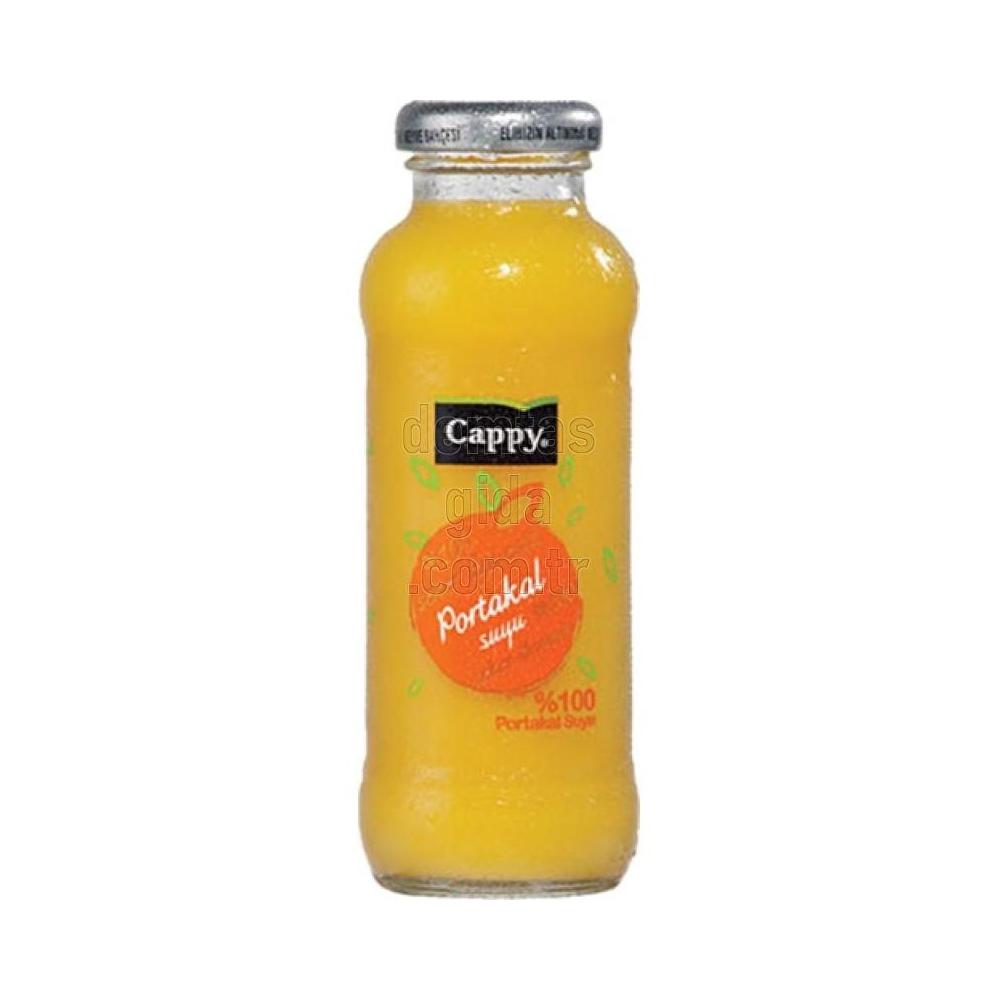 CAPPY M.SUYU %100 PORTAKAL CAM 250 ML