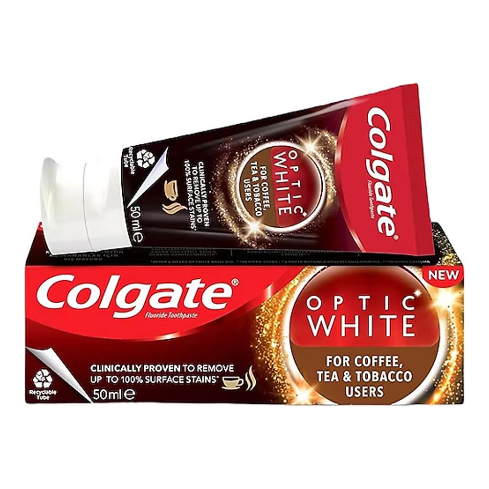 COLGATE DIS MAC.OPTIK WHITE KAHVE & CAY 50 ML