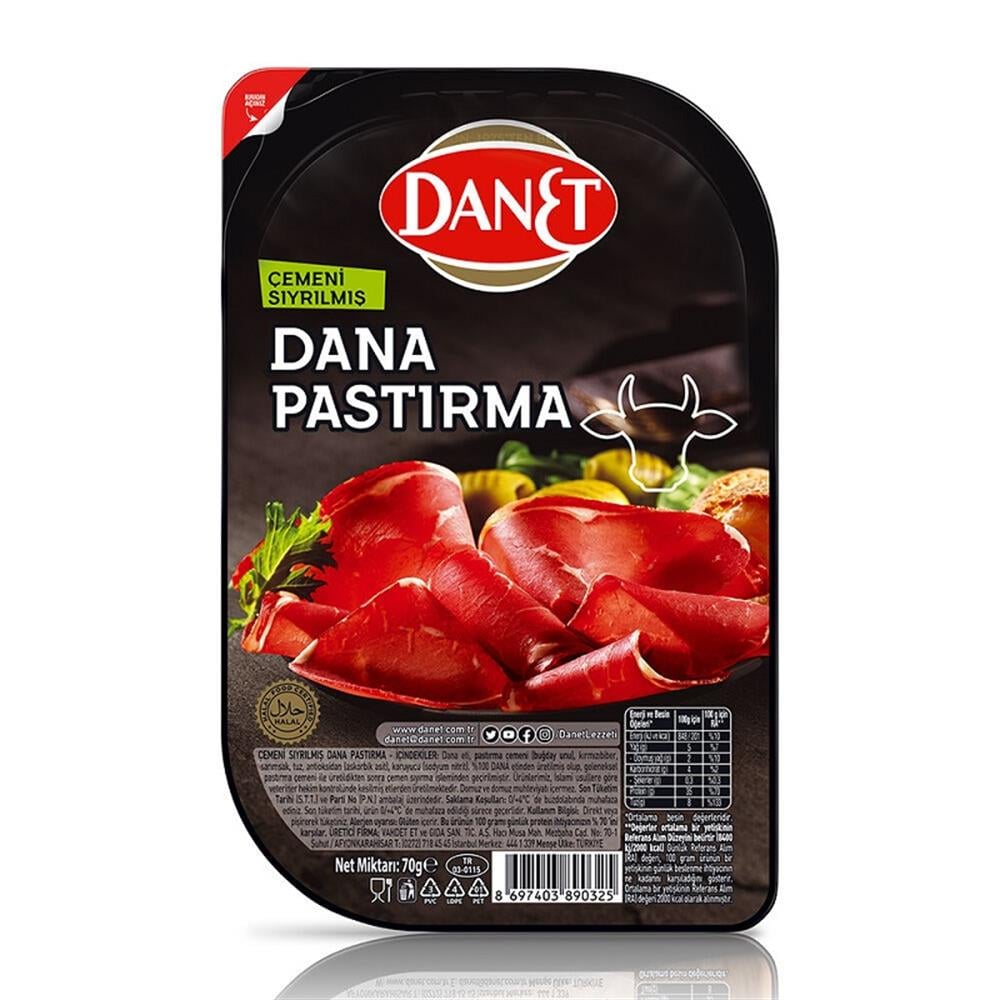 DANET PASTIRMA CEMENSIZ 70 GR