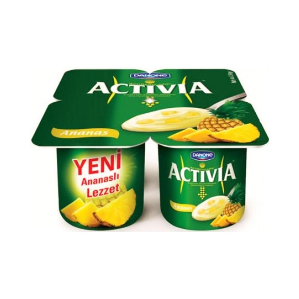 DANONE ACTIVIA ANANASLI 4x100 GR