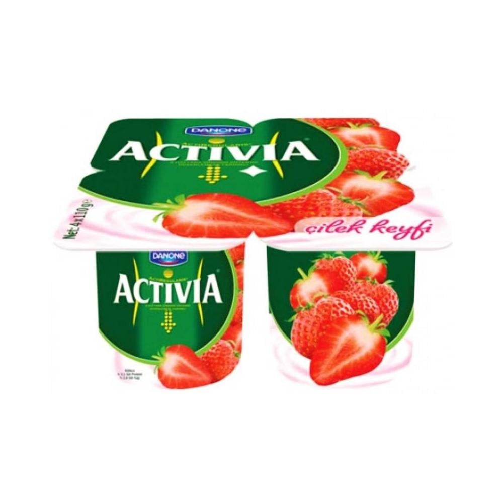 DANONE ACTIVIA CILEK KETEN TOHUMLU 4x100 GR