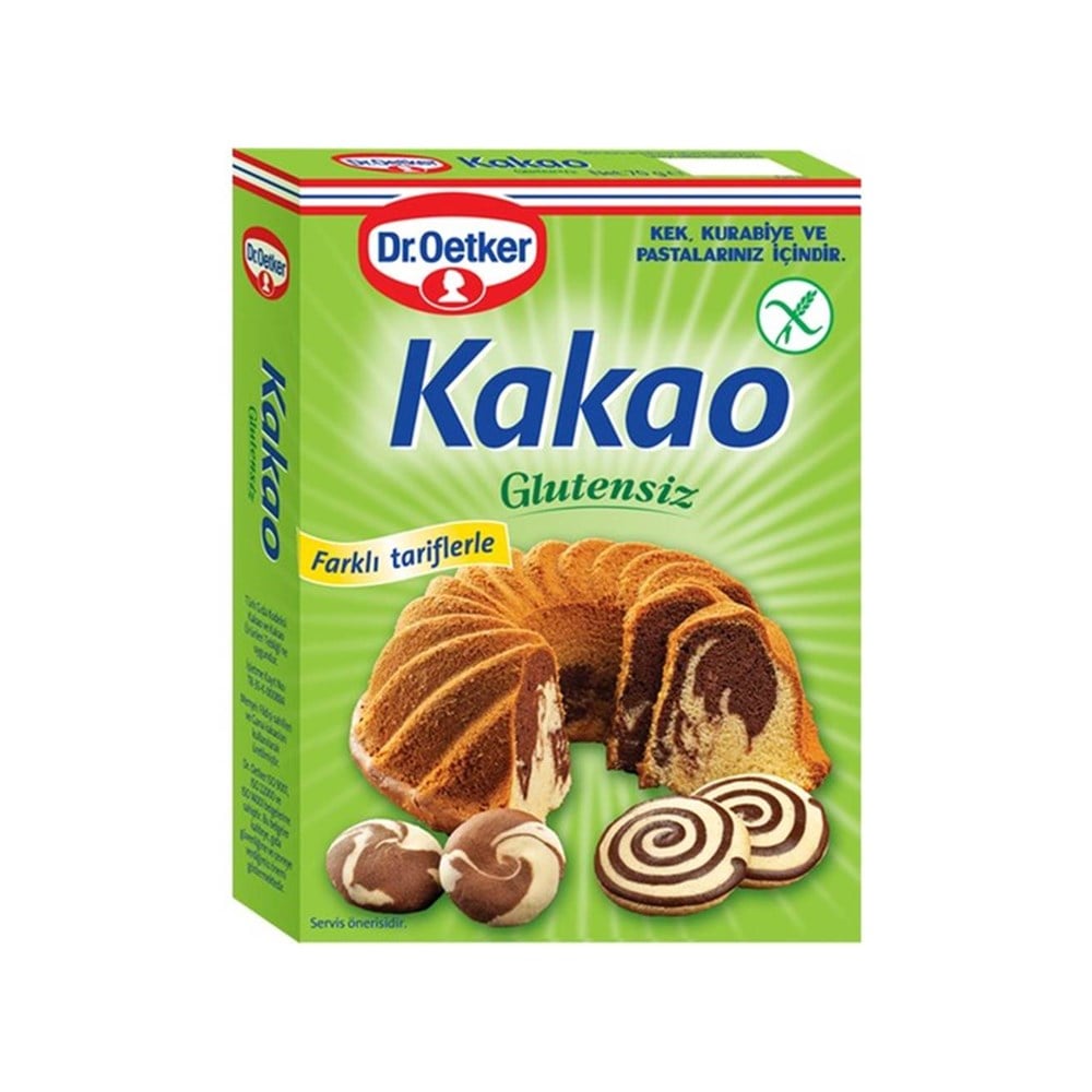 Dr. Oetker Glutensiz Kakao 70 Gr