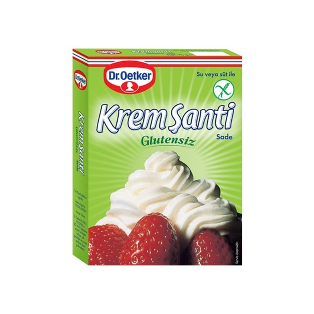 Dr. Oetker Glutensiz Krem Şanti Sade 75 Gr