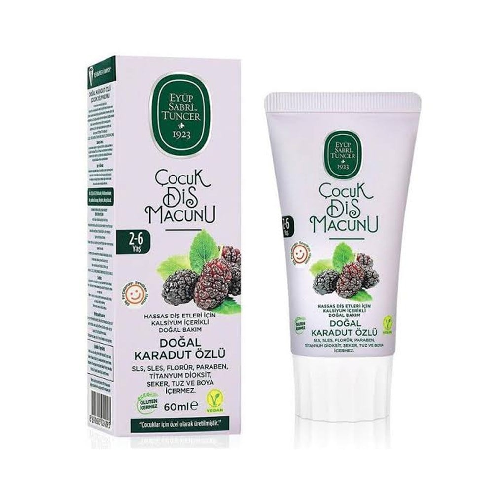 E.SABRI DIS MACUNU DOGAL KARADUT COCUK 60 ML (2-6 YAS)