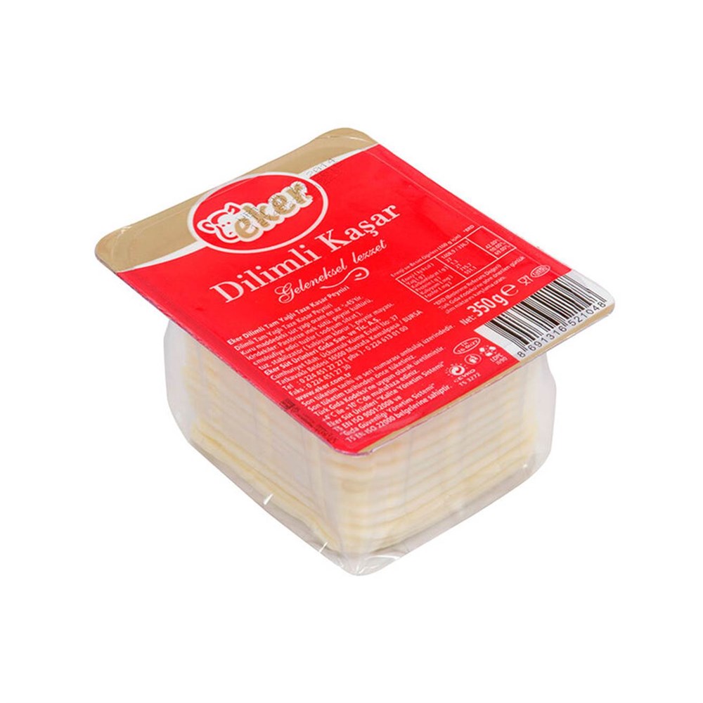 Eker Dilimli Taze Kaşar 350 Gr