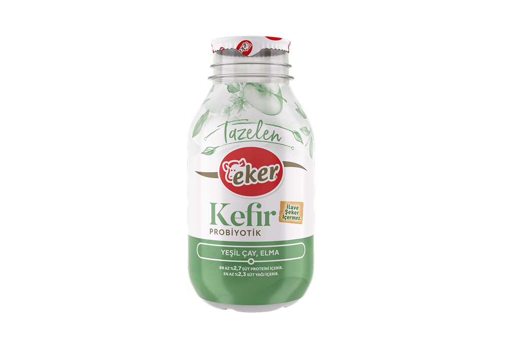 Eker Kefir Probiyotik Yeşil Çay & Elma 290 ML