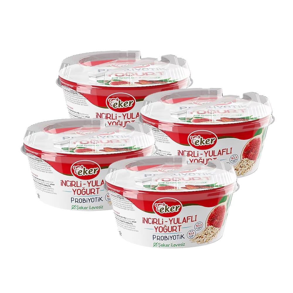 EKER PROBIYOTIK YOGURT INCIRLI YULAFLI 4X100 GR