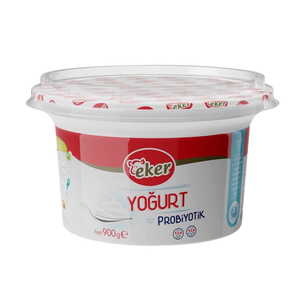 Eker Probiyotik Yoğurt Sade 900 Gr