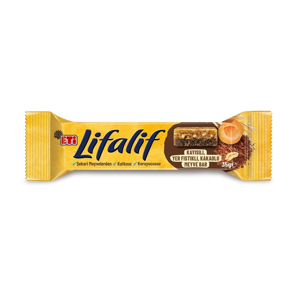 ETI LIFALIF MEYVE BAR KAYISI&YER FISTIK 35 GR