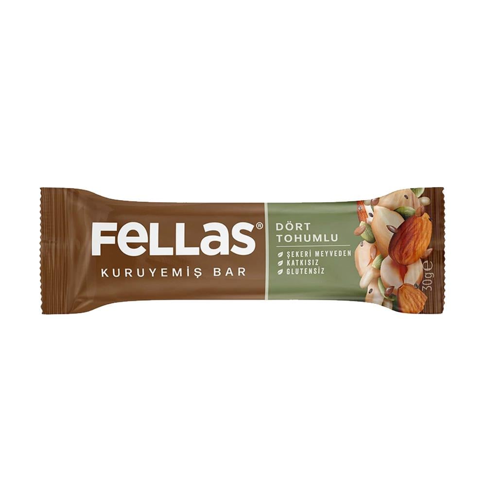 FELLAS K.YEMIS BAR DORT TOHUMLU 30 GR