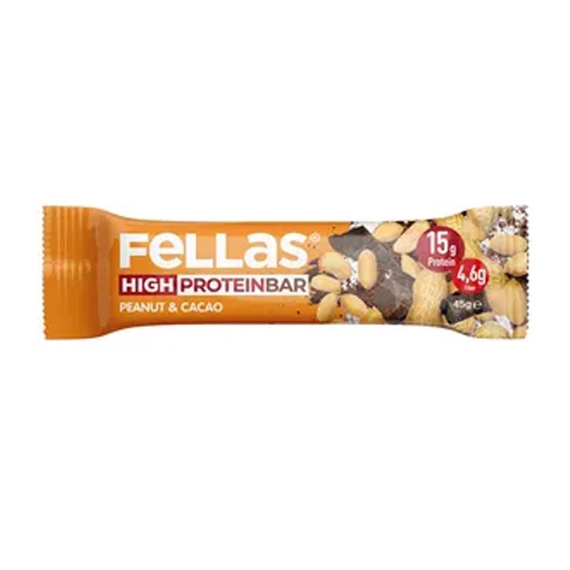FELLAS YUKSEK PRO.BAR YER FISTIK & KAKAO 45 GR