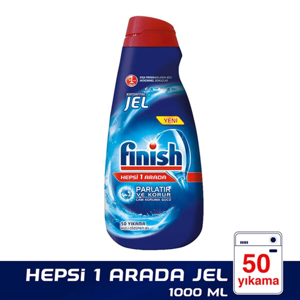 Finish Hepsi 1 Arada Bulaşık Makinesi Deterjanı Jel 1000 Ml