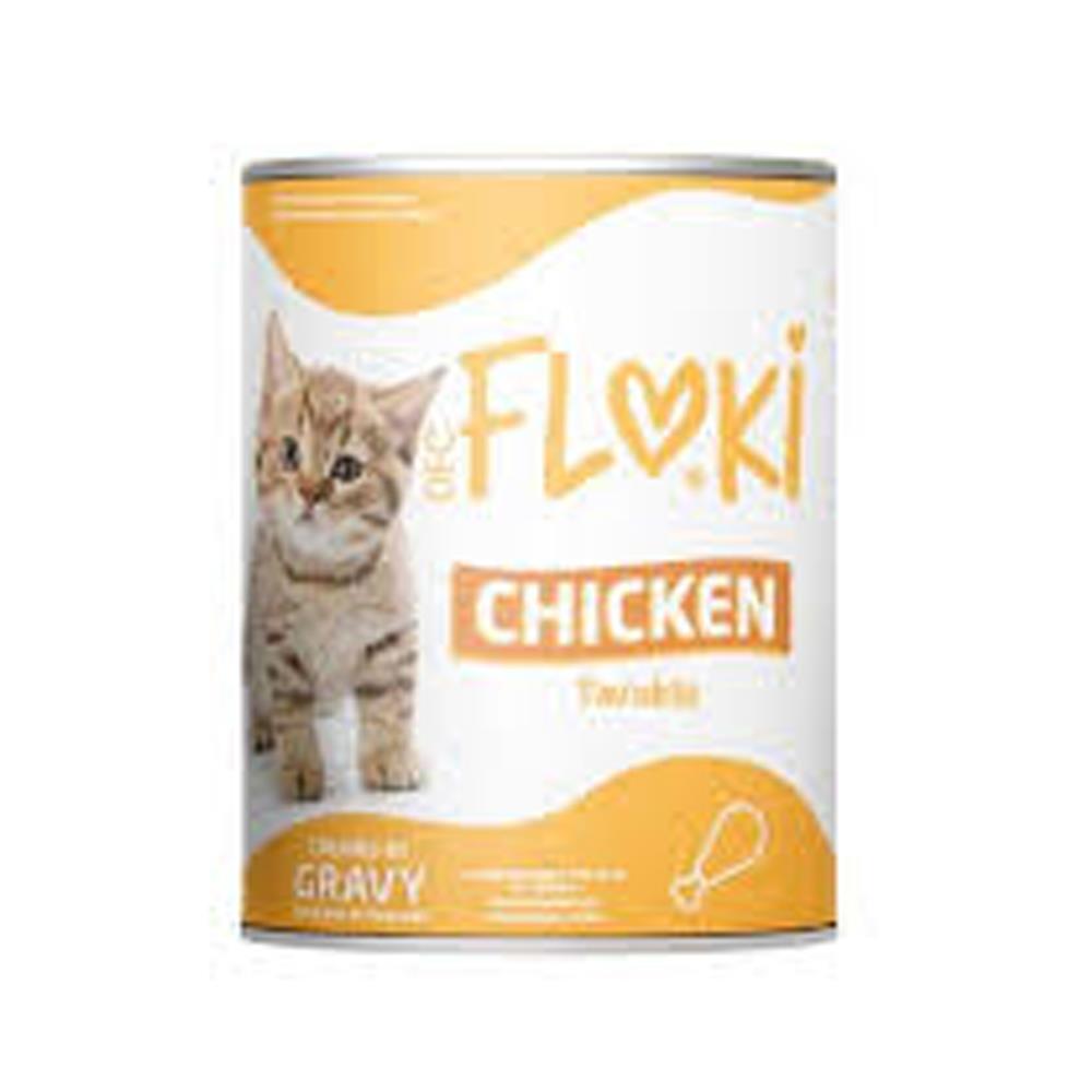 FLOKI YAVRU KEDI SOS ICINDE TAVUKLU 400 GR