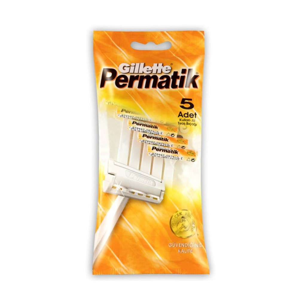 GILLETTE 70239 PERMATIK TEK BICAK POSET 5 LI