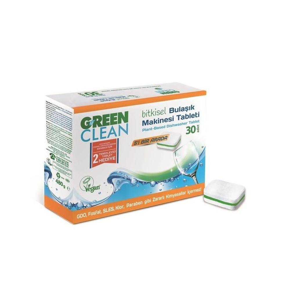 GREEN CLEAN TABLET DETARJAN 30'LU