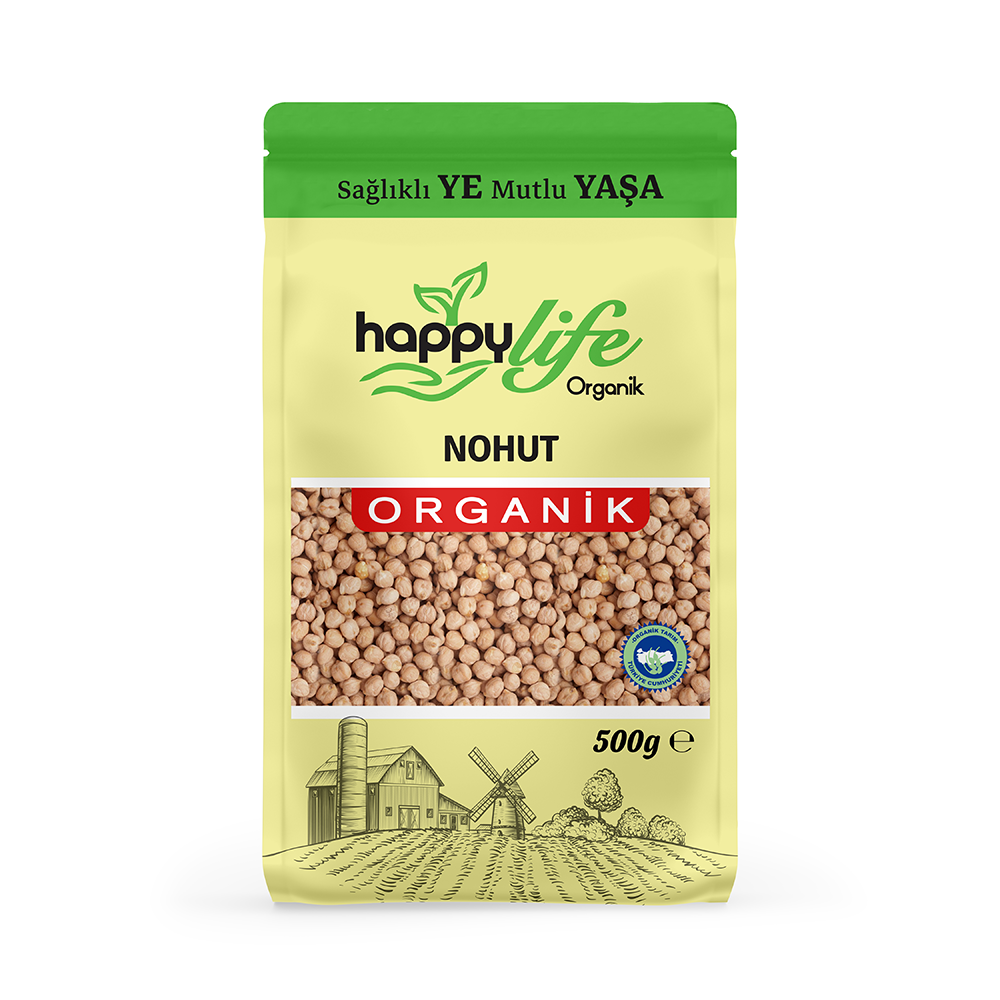 HAPPY LIFE ORGANIK NOHUT 500 GR
