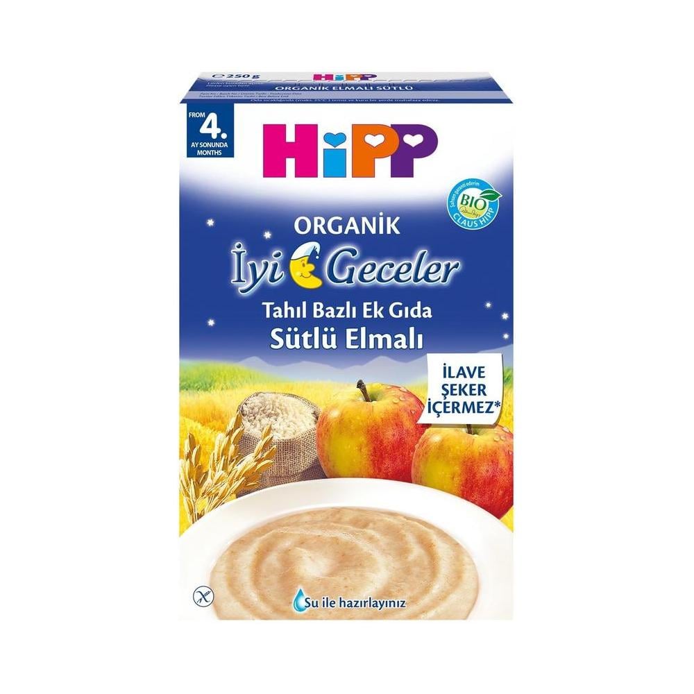 HIPP ORGANIK IYI GECELER SUTLU&ELMALI 250 GR