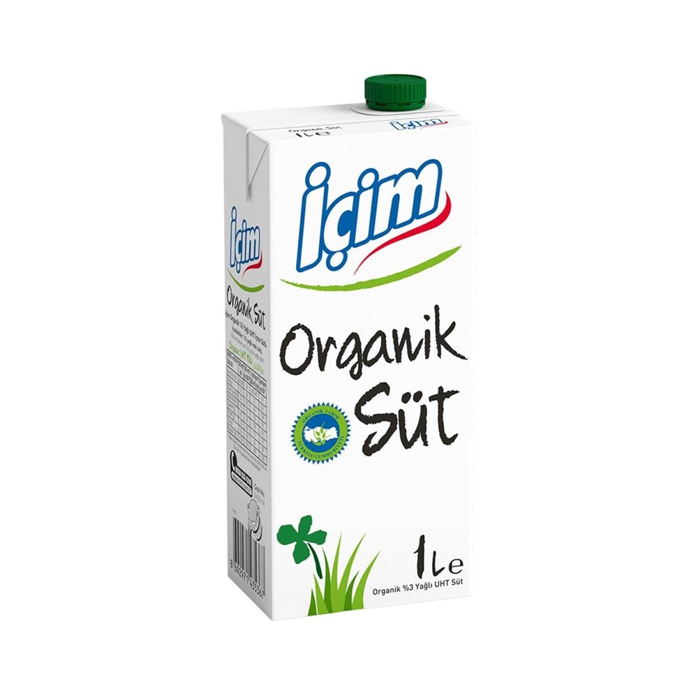 İçim Süt Organik 1/1 Lt