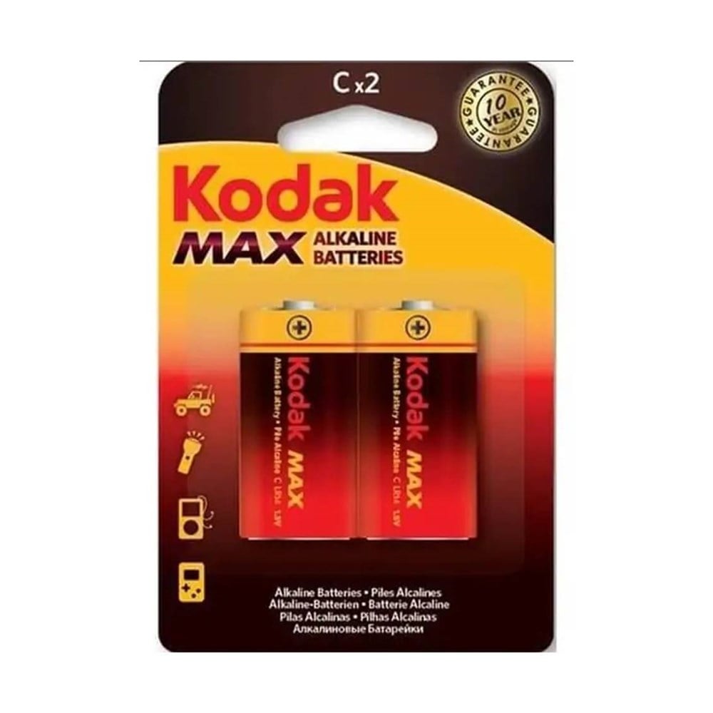 Kodak AA Max Orta Alkaline Pil 2'li