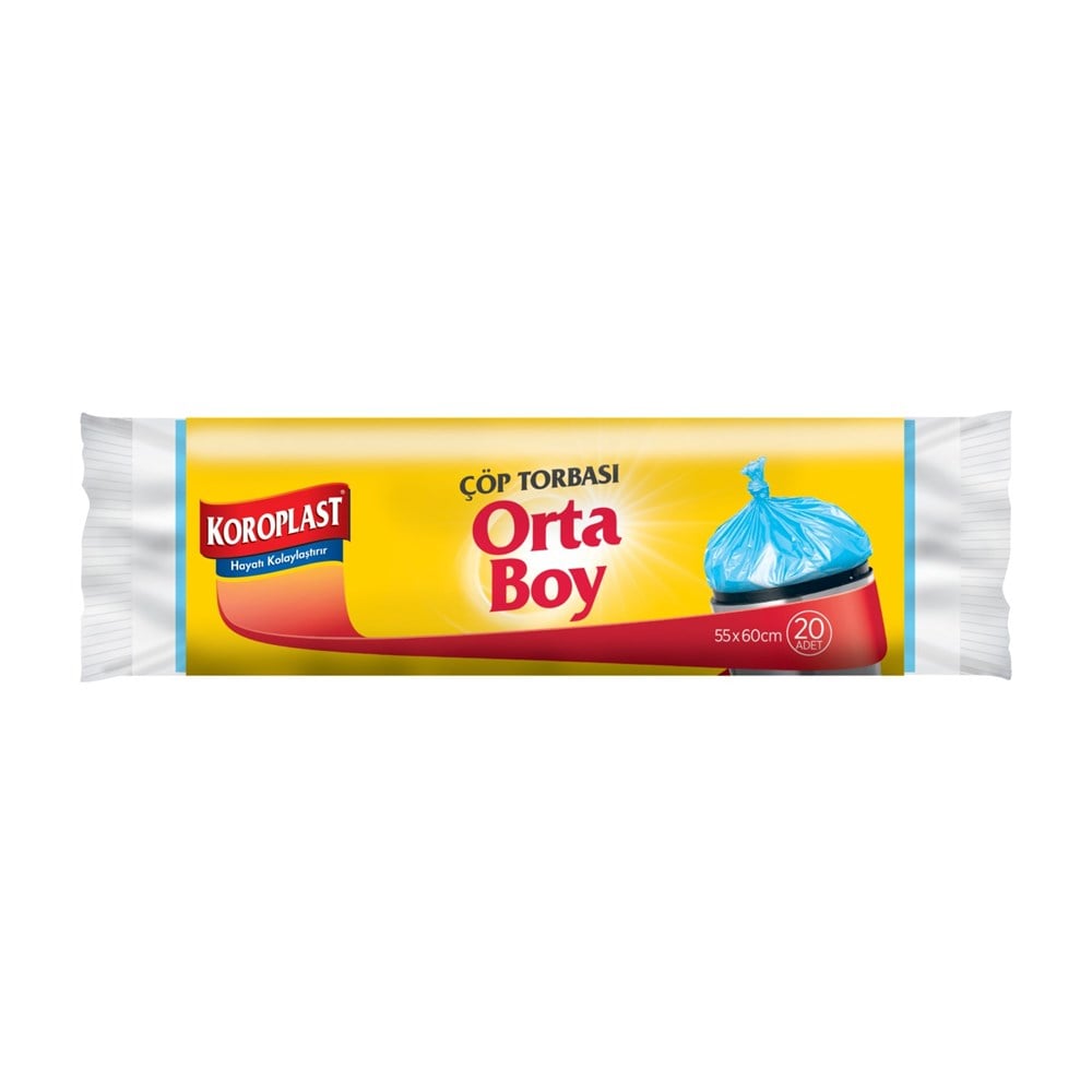 Koroplast Orta Boy Çöp Torbası 55*60