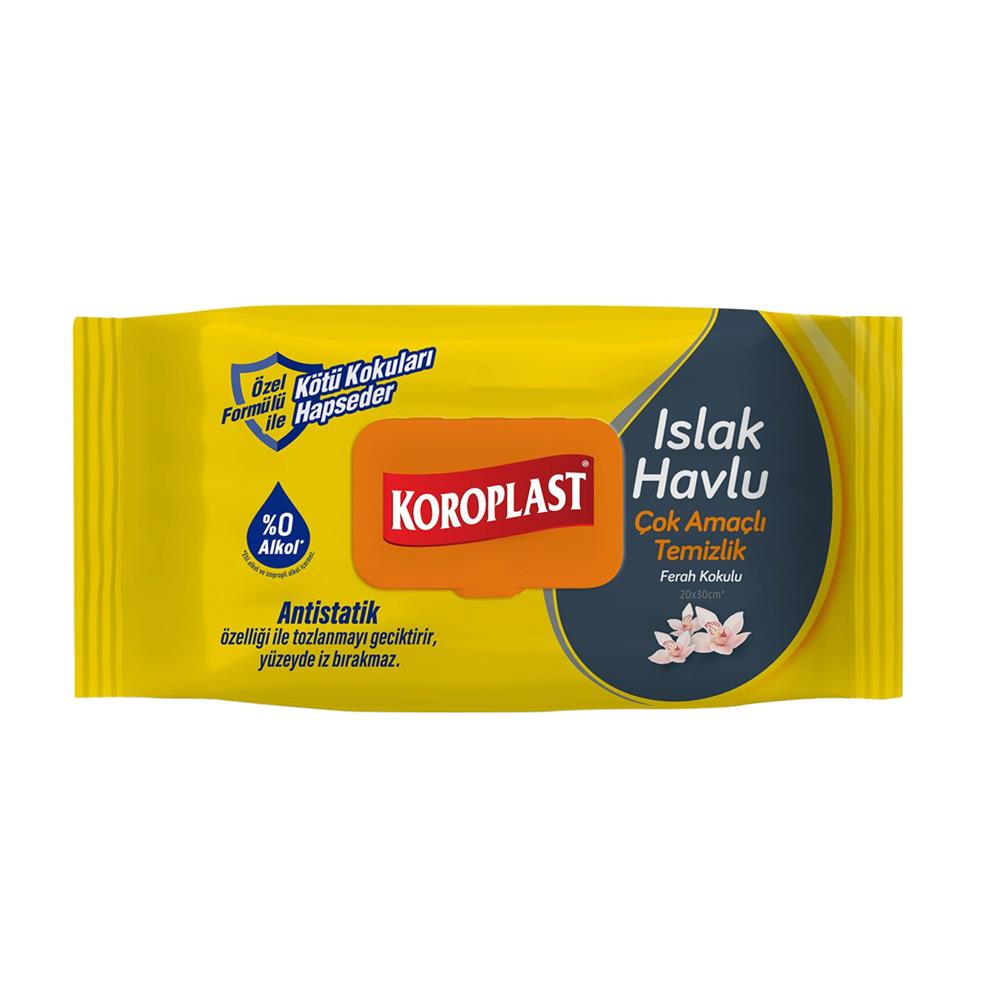 KOROPLAST YUZEY TEMIZLIK HAVLUSU 100 LU