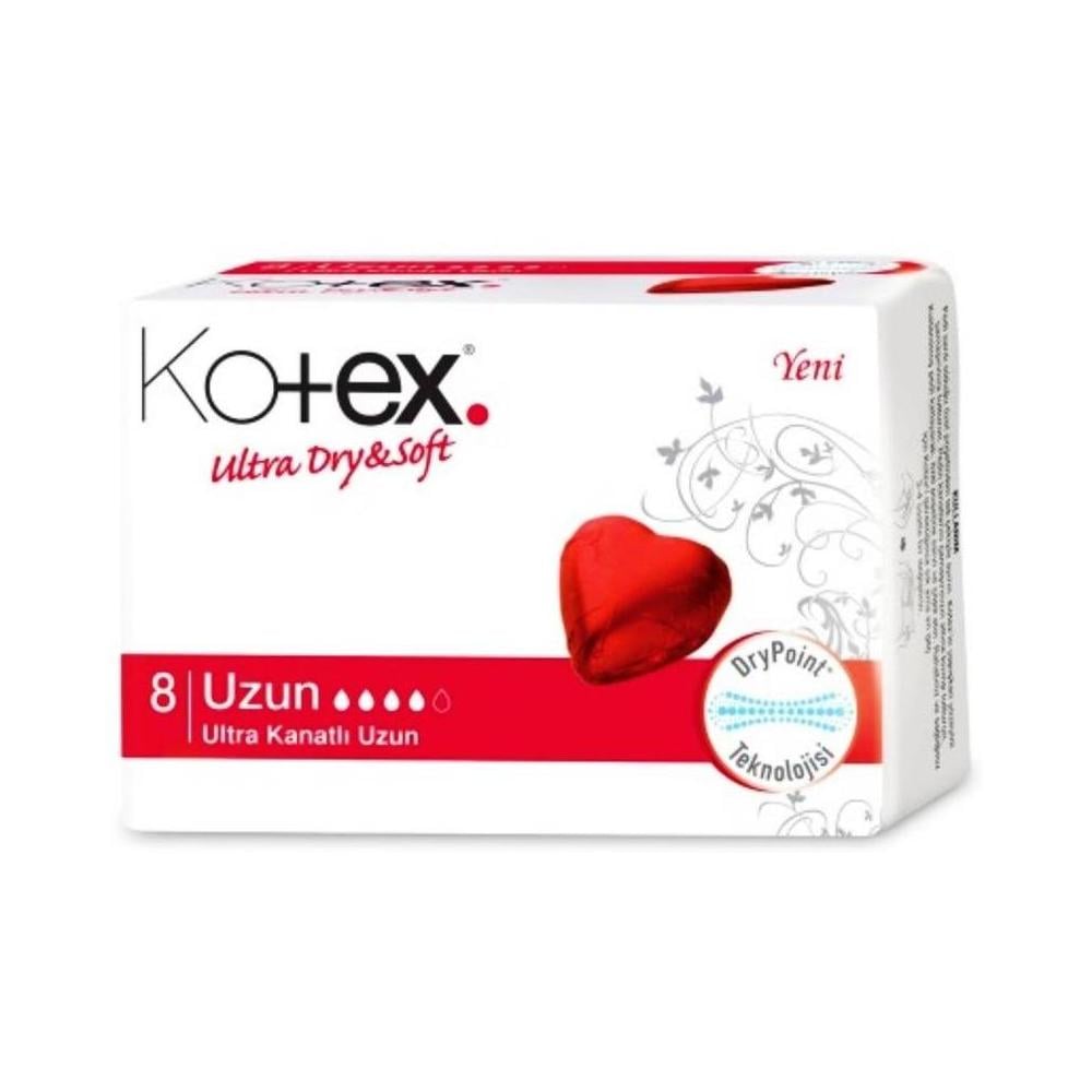 Kotex Ultra Kanatlı Uzun 8'li