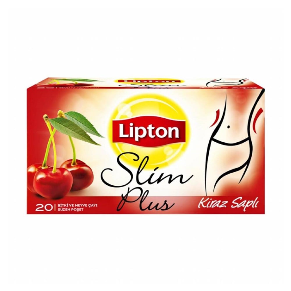 LIPTON BITKI CAYI SLIM PLUS KIRAZ SAPLI 36 GR