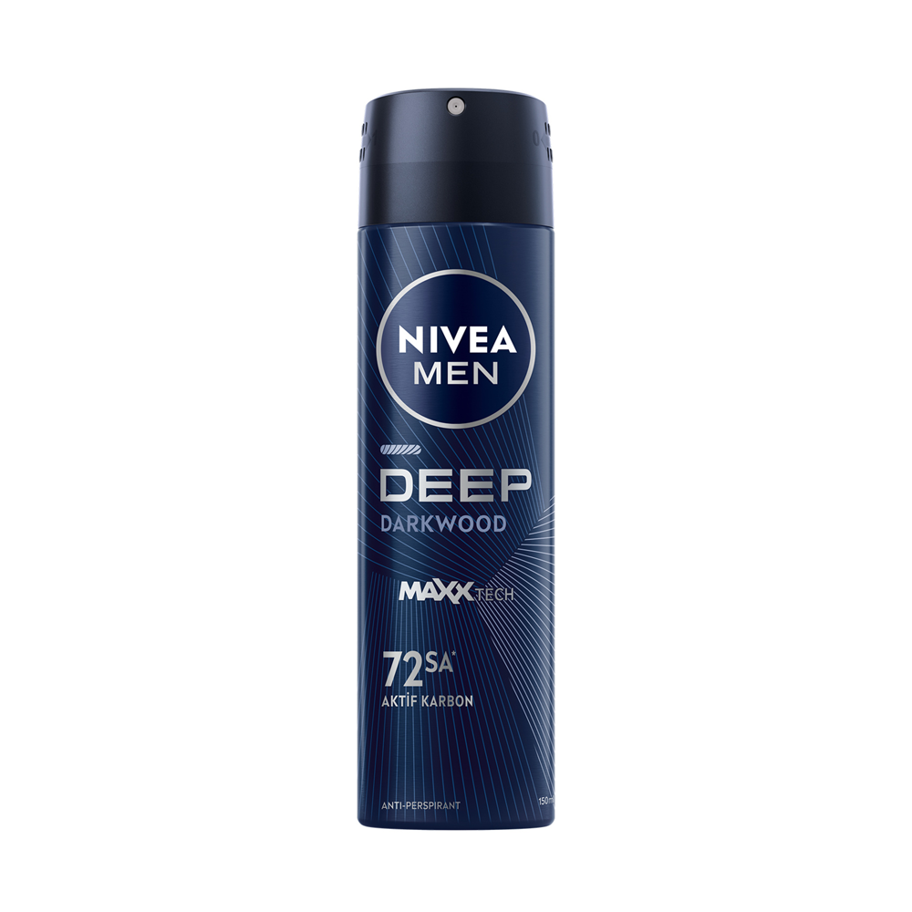 NIVEA DEO FOR MEN DEEP DARKWOOD 150 ML