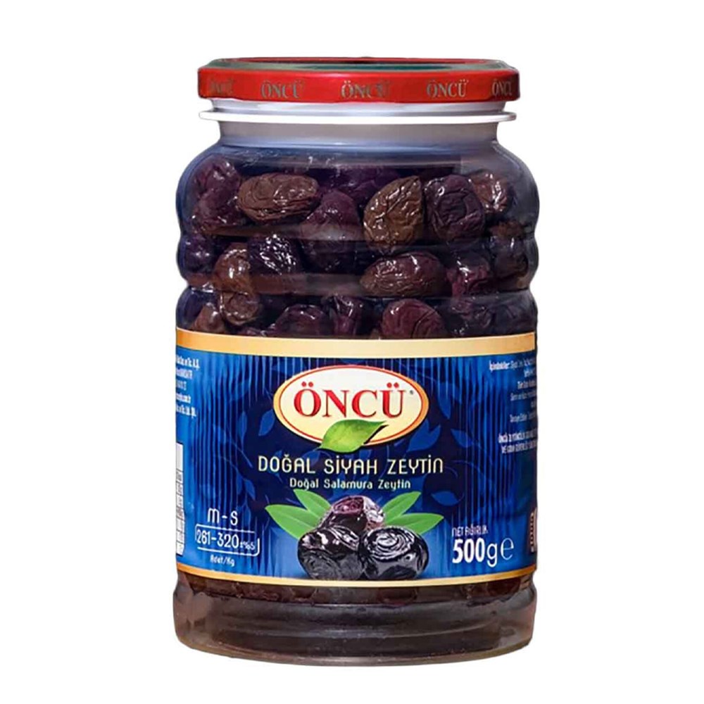 ONCU ZEYTIN SIYAH  ( M-S ) PET 500 GR