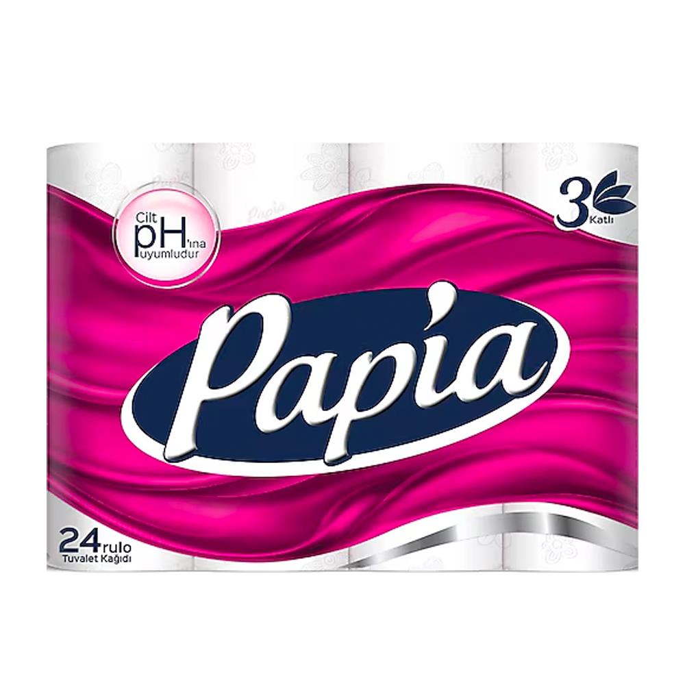 Papia Tuvalet Kağıdı 4 Katlı 24'lü