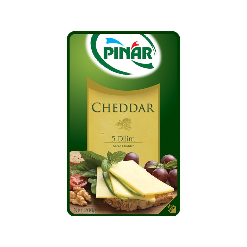 PINAR CHEDDAR DILIM 200 GR