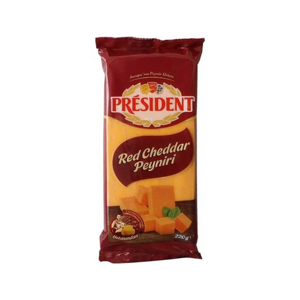 President Cheddar Red Peynir 220 Gr