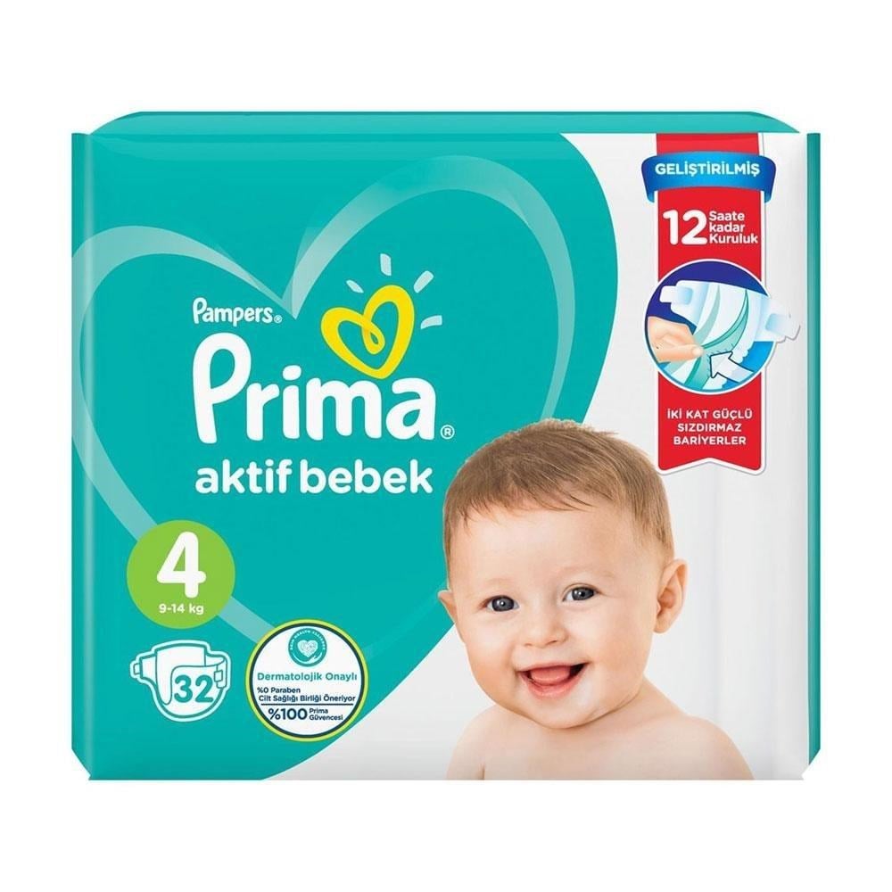 Prima Aktif Bebek Standart Bebek Bezi No:4