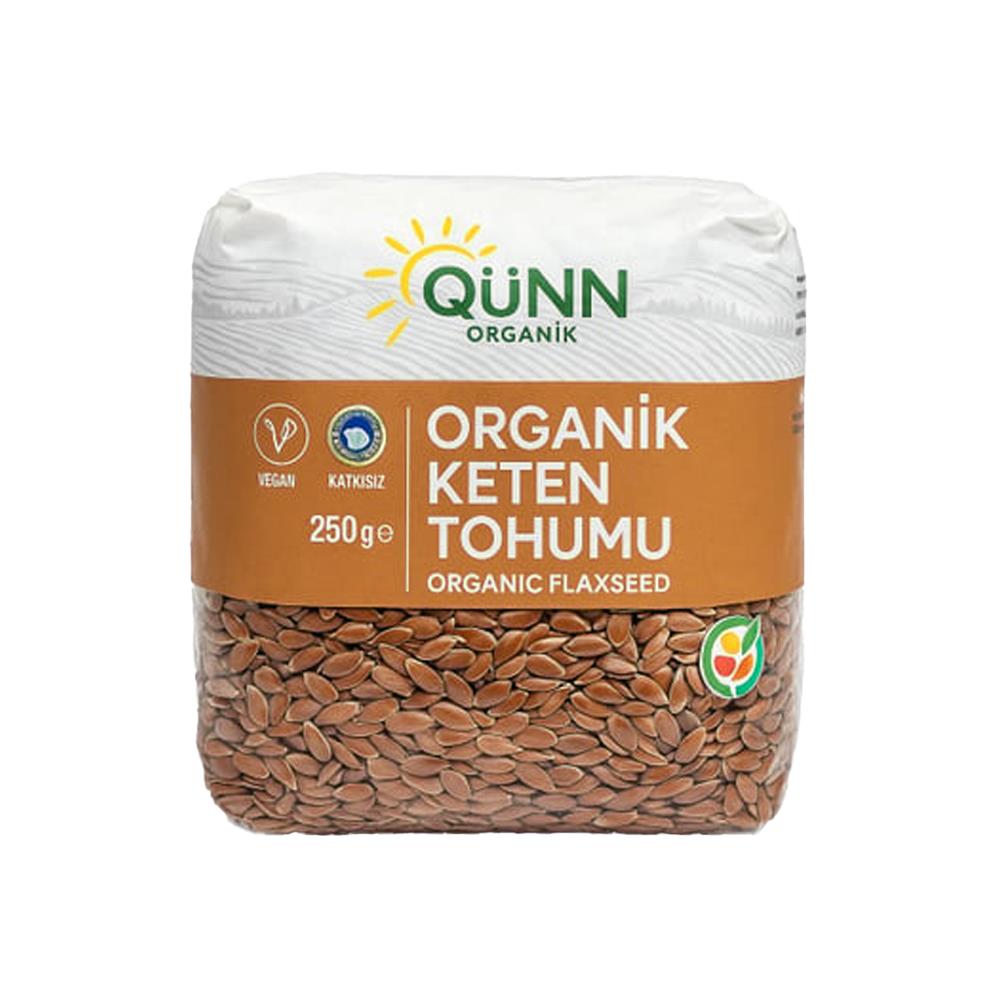 QUNN ORGANIK KETEN TOHUMU 250 GR