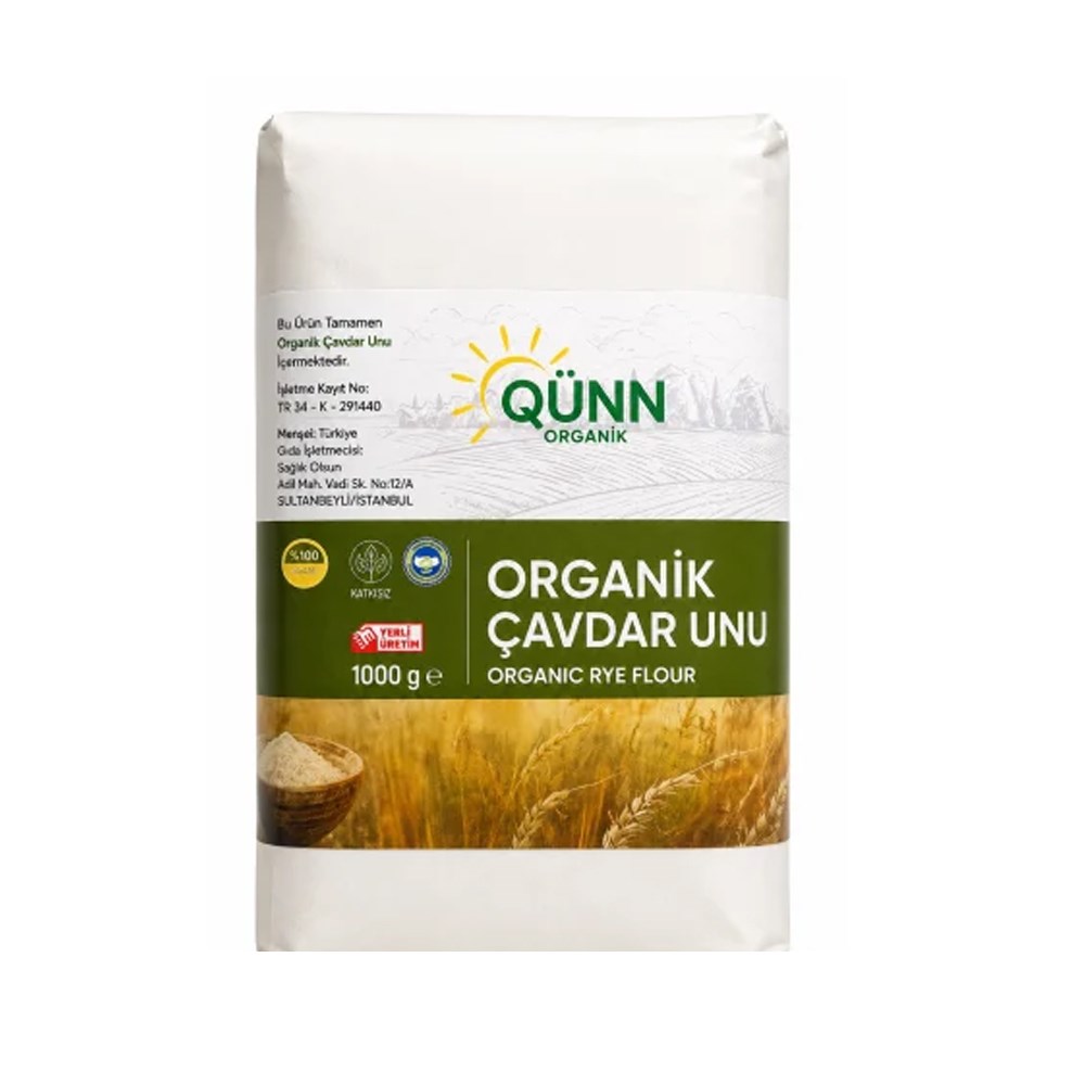 QUNN ORGANIK UN CAVDAR 1000 GR